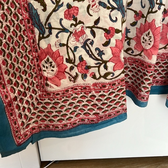 NWT Summer House hand  block print kaftan - Picture 7 of 8